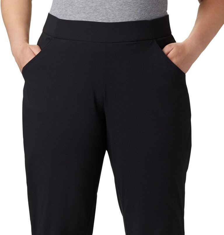 Pantaloni Sport Columbia Anytime Casual Capris Dama Negrii | Plus Size YLZS87A09